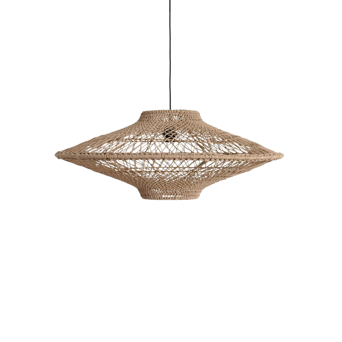Raw Materials Hanglamp Corda Touw Naturel Set van 2