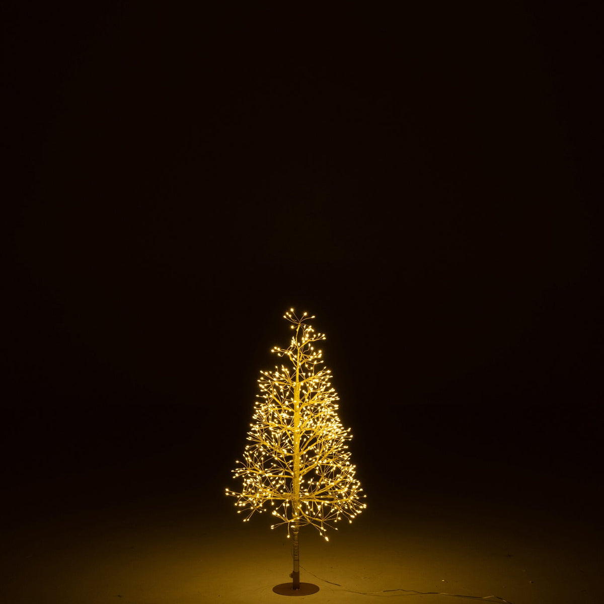 Kerstboom Led Warm Witte Lichten Ijzer Goudkleurig Small H80cm J-Line