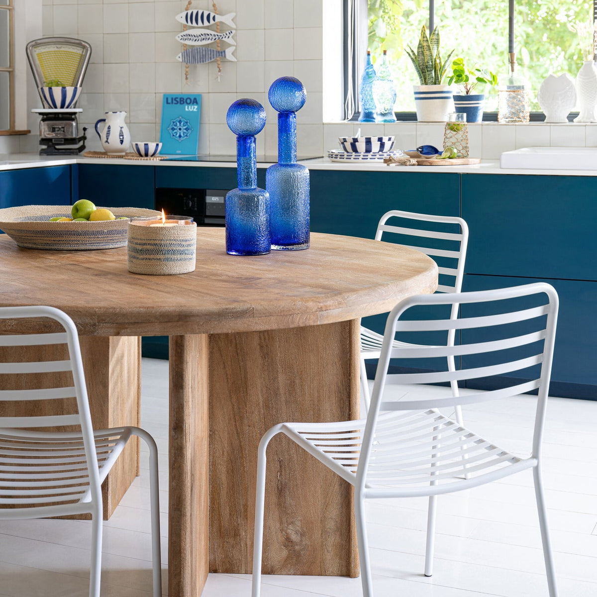 Eettafel Mangohout Naturel Ø150cm J-Line