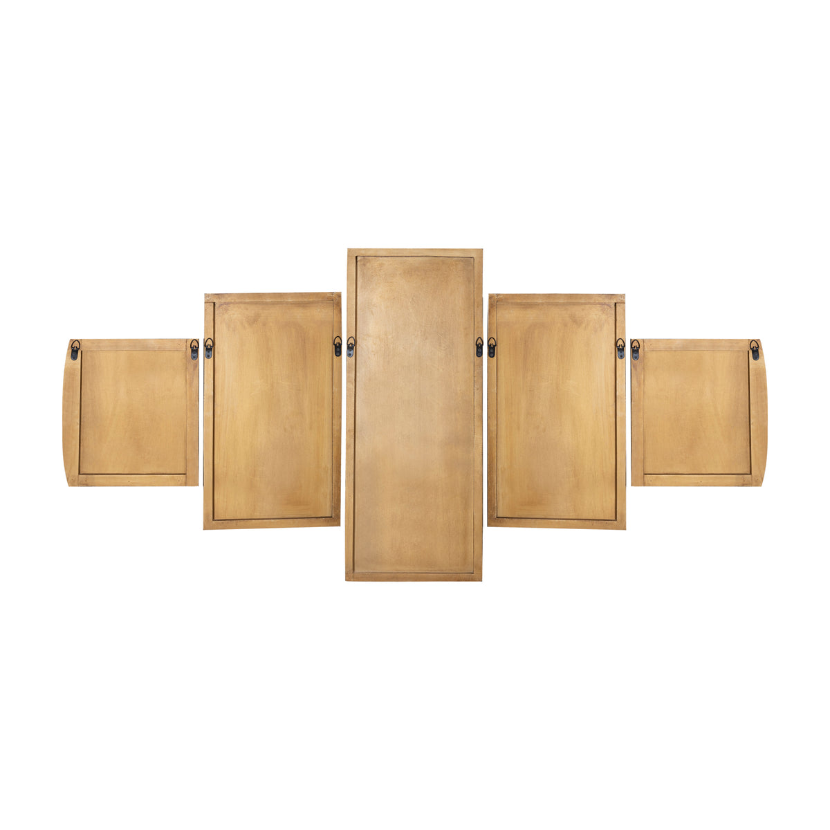 Wandpaneel Sharlene - 180x90cm - MDF - Goud PTMD