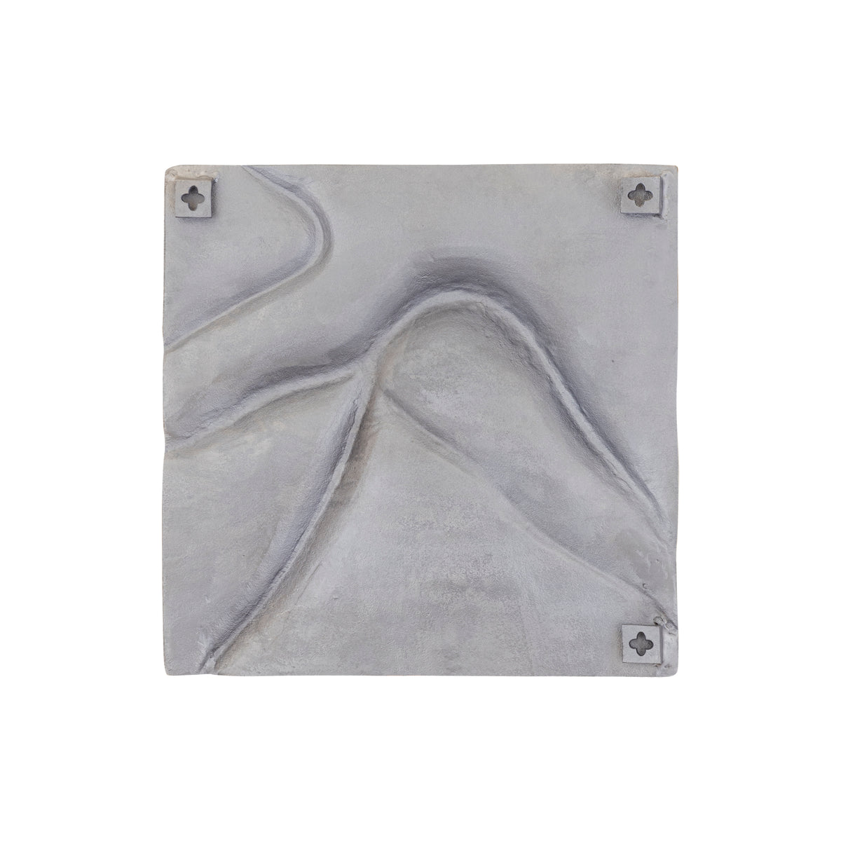 Wandpaneel Gihan M - 55x5x55 cm - Aluminium - Zilver PTMD