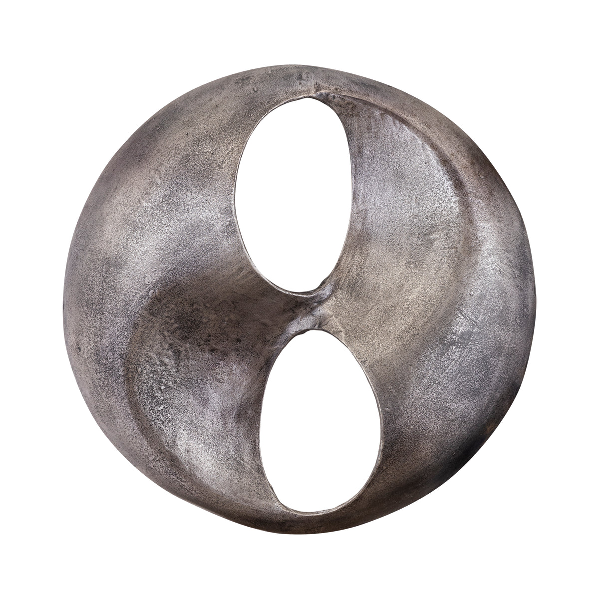Wandpaneel Deuie - 70x10x70 cm - Aluminium - Zilver PTMD