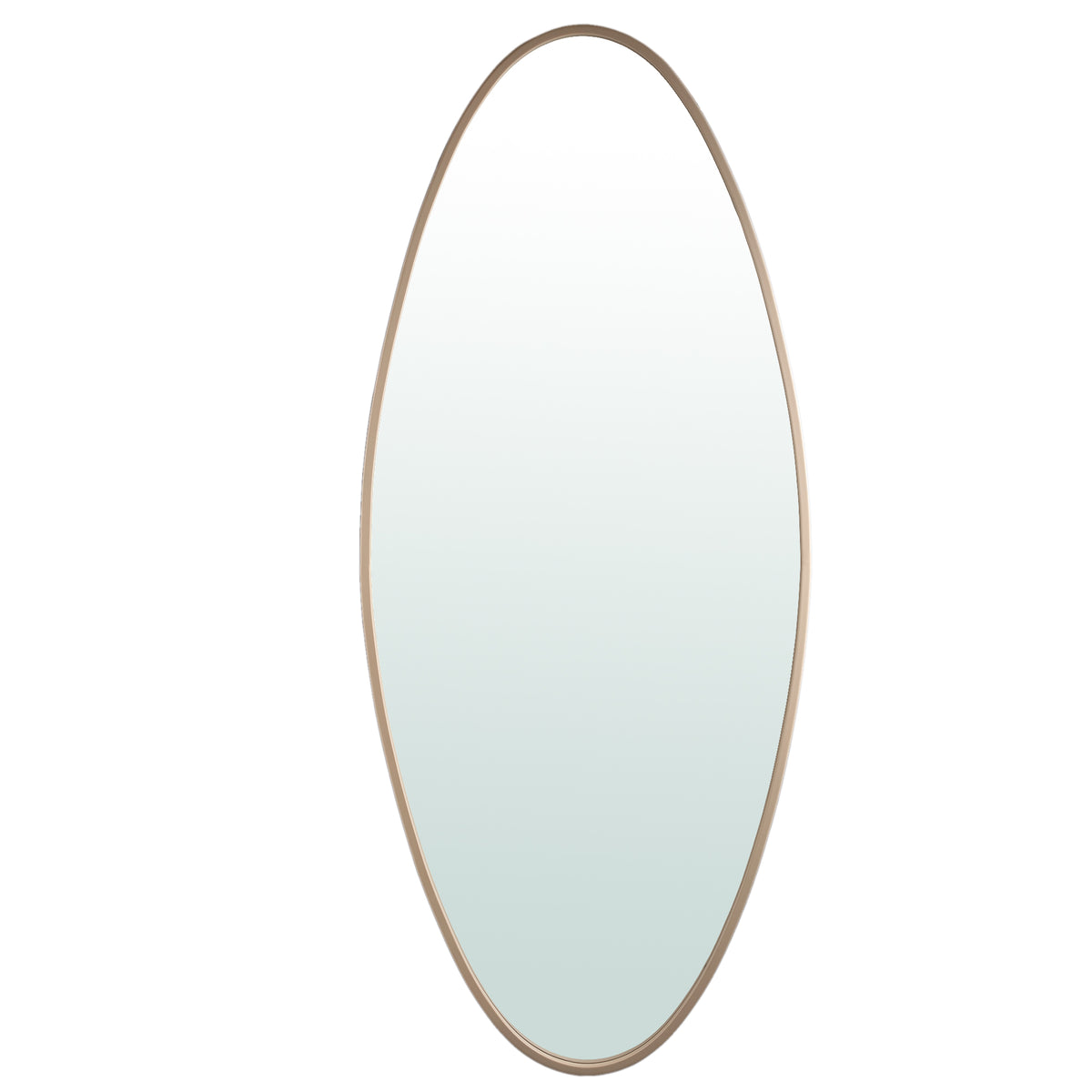 Serine Sand Steel Oval Mirror Large 78x3,5x180cm PTMD