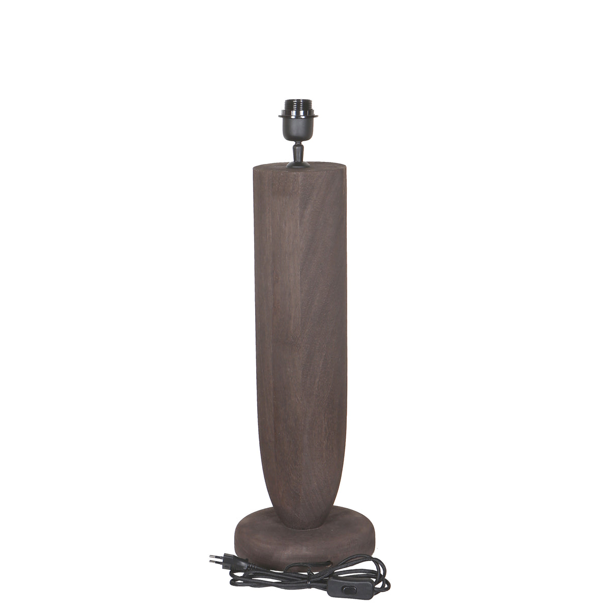 Lorinne Brown mango wood table lamp single PTMD