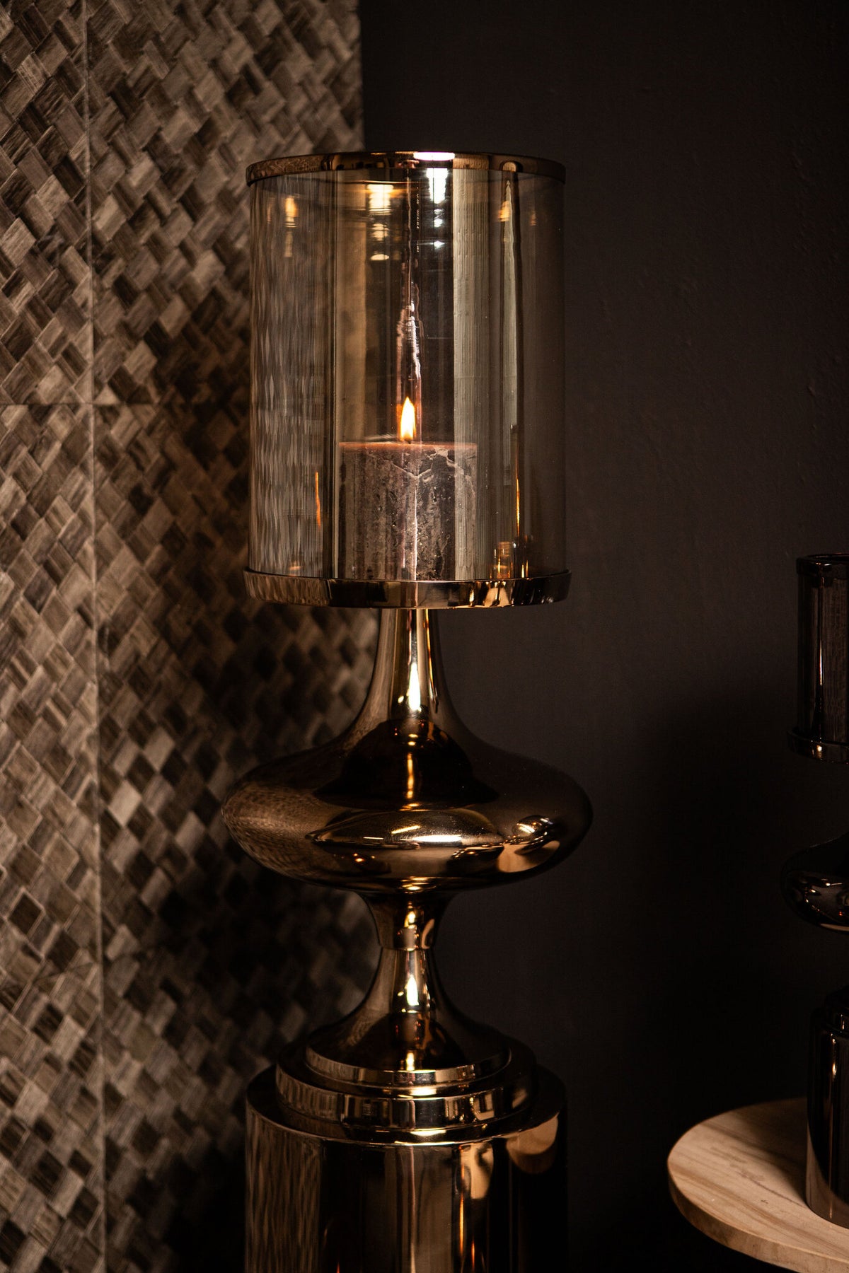 Rodire Bronze Vloer Windlicht Large PTMD