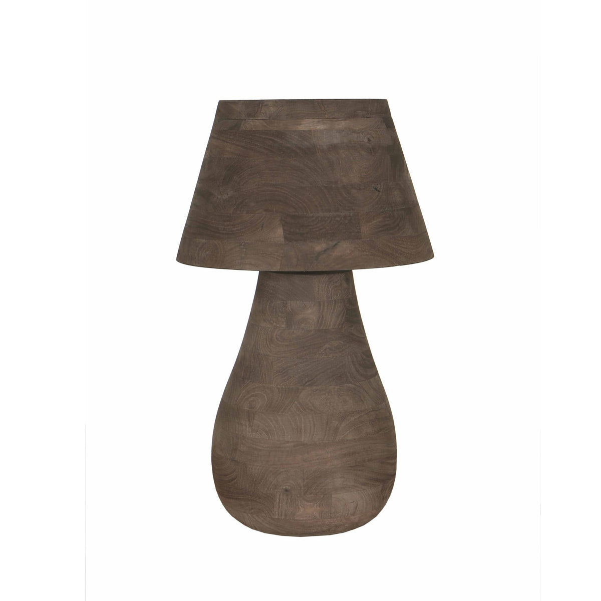 Tafellamp Peake Bruin Mangohout Large PTMD