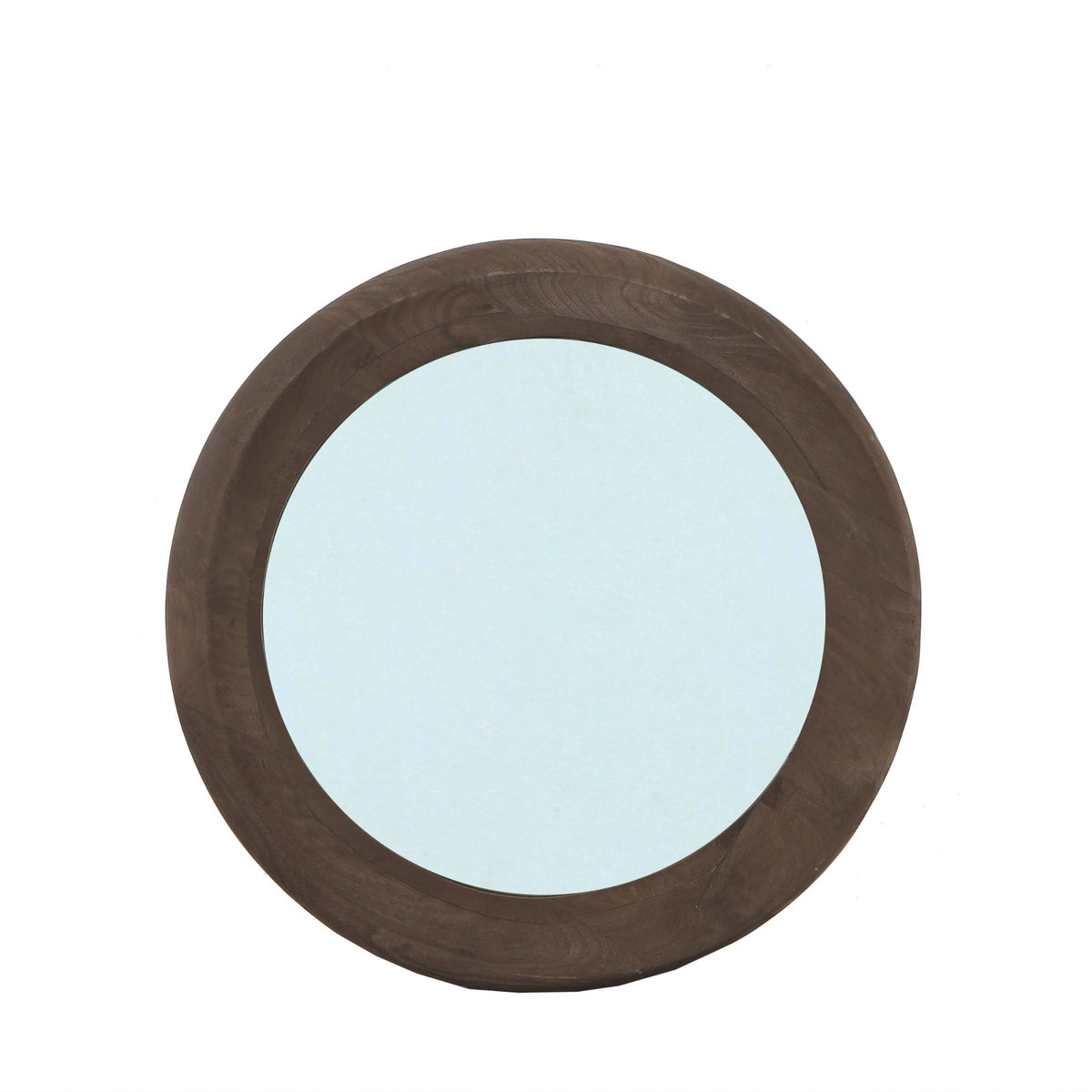 Noam Brown Mango Wood Round Mirror S Dia 70cm x 5cm PTMD