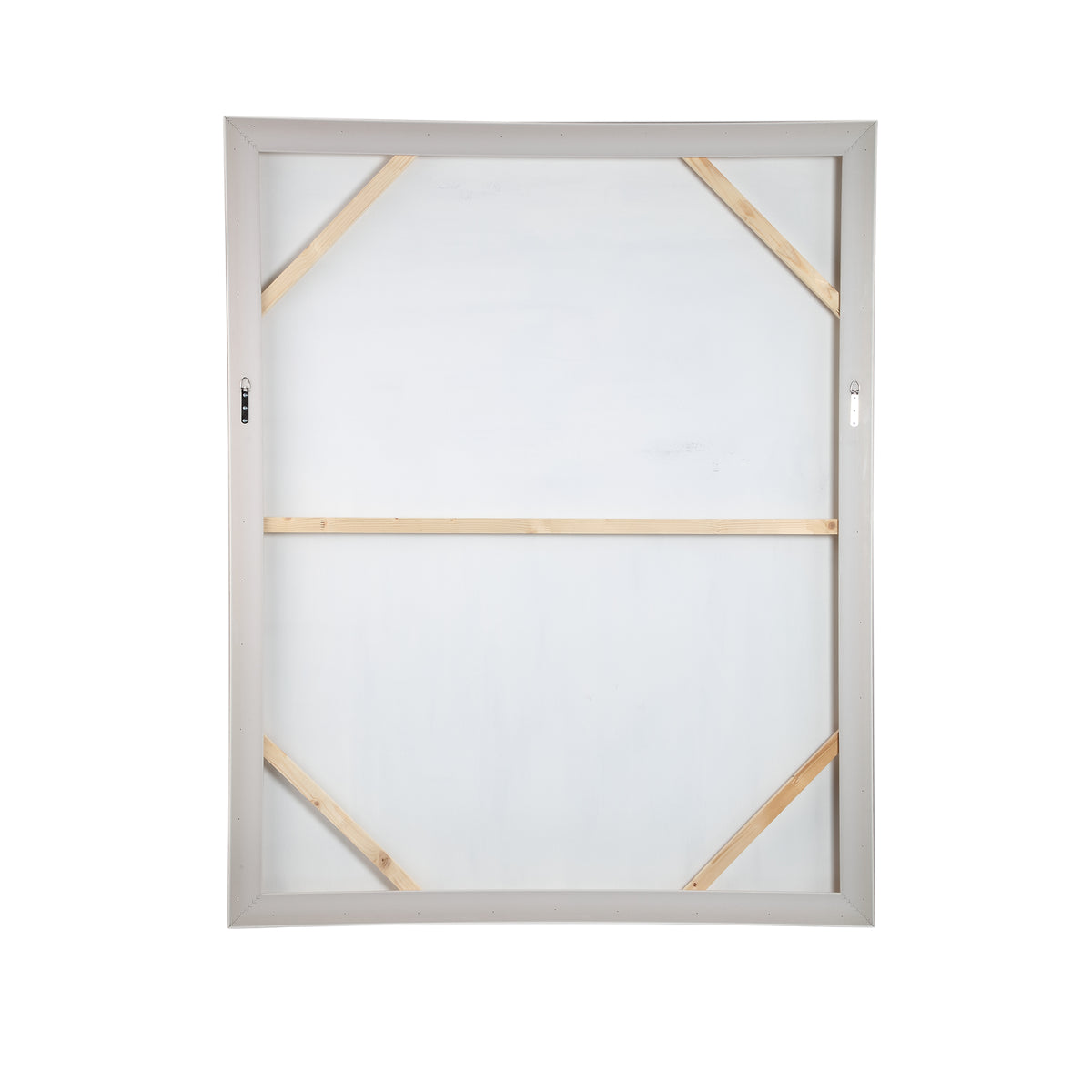 Abstract Wandpaneel Olger Beige Canvas Ingelijst PTMD