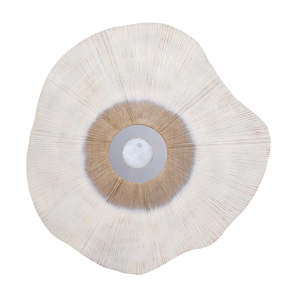 Wandpaneel Rella Beige Aluminium Center Stone Large PTMD