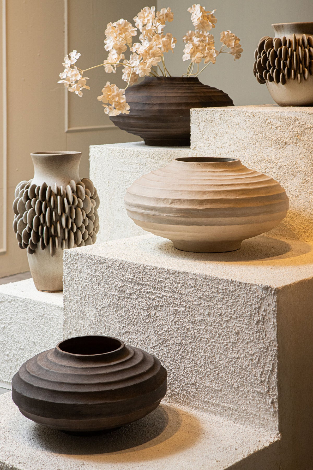 Kody Beige Stone Wash casted alu ribbed pot M PTMD