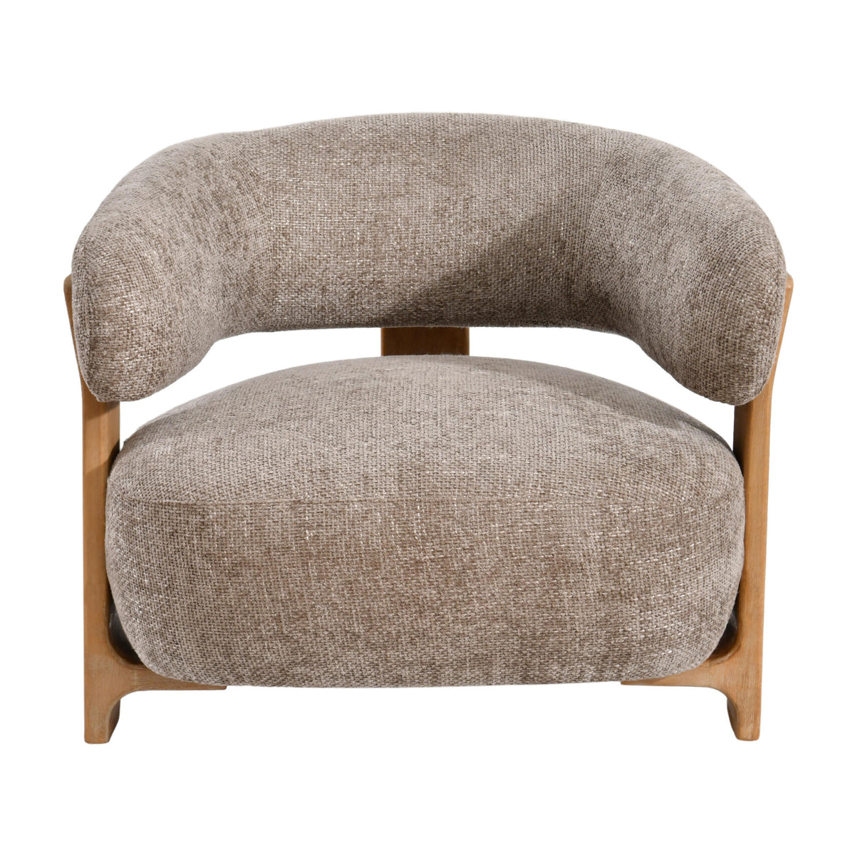 Mire Taupe Fauteuil Legacy 3 Mink Rubber wood PTMD