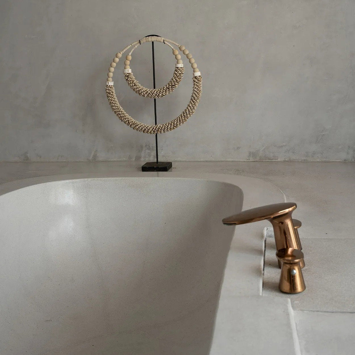 Dubbele Halsketting Met Schelpen Op Stand - Naturel