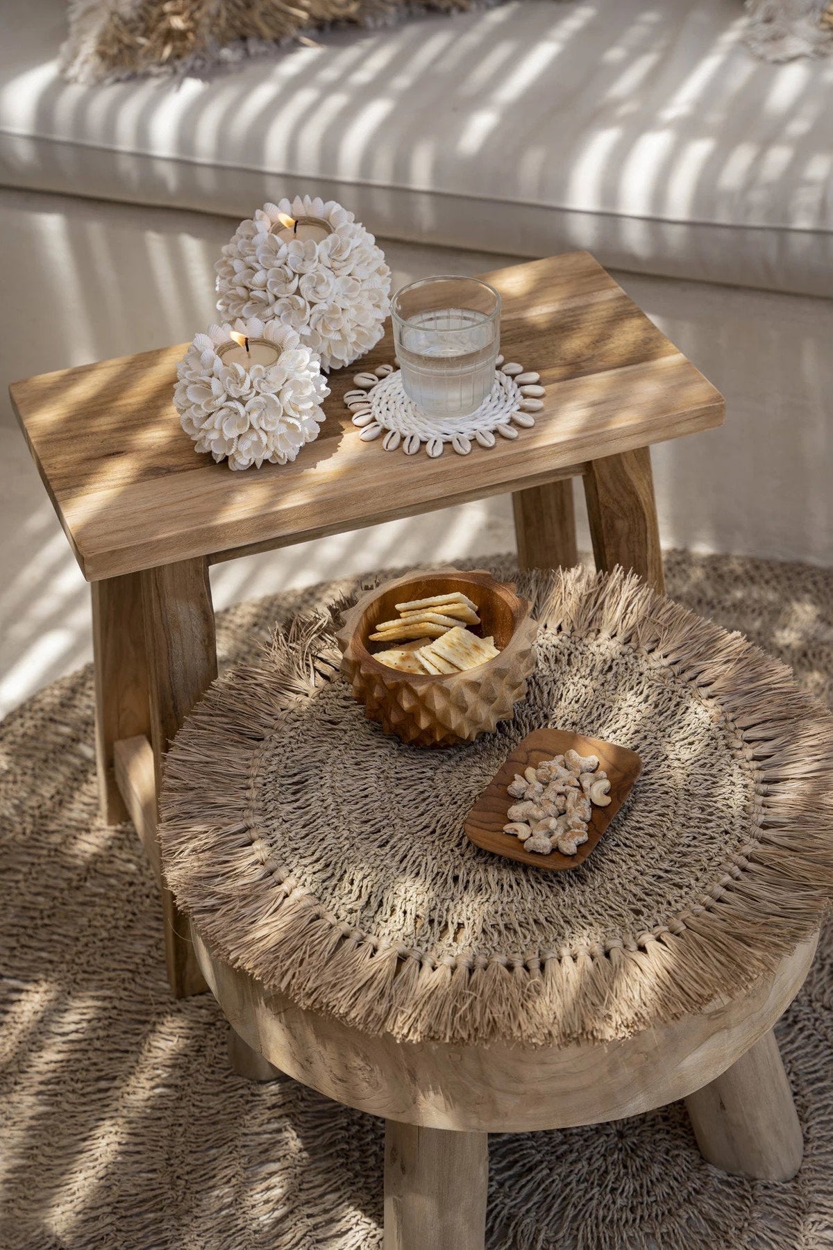 De Crochet Raffia Placemat - Natuurlijk Bazar Bizar