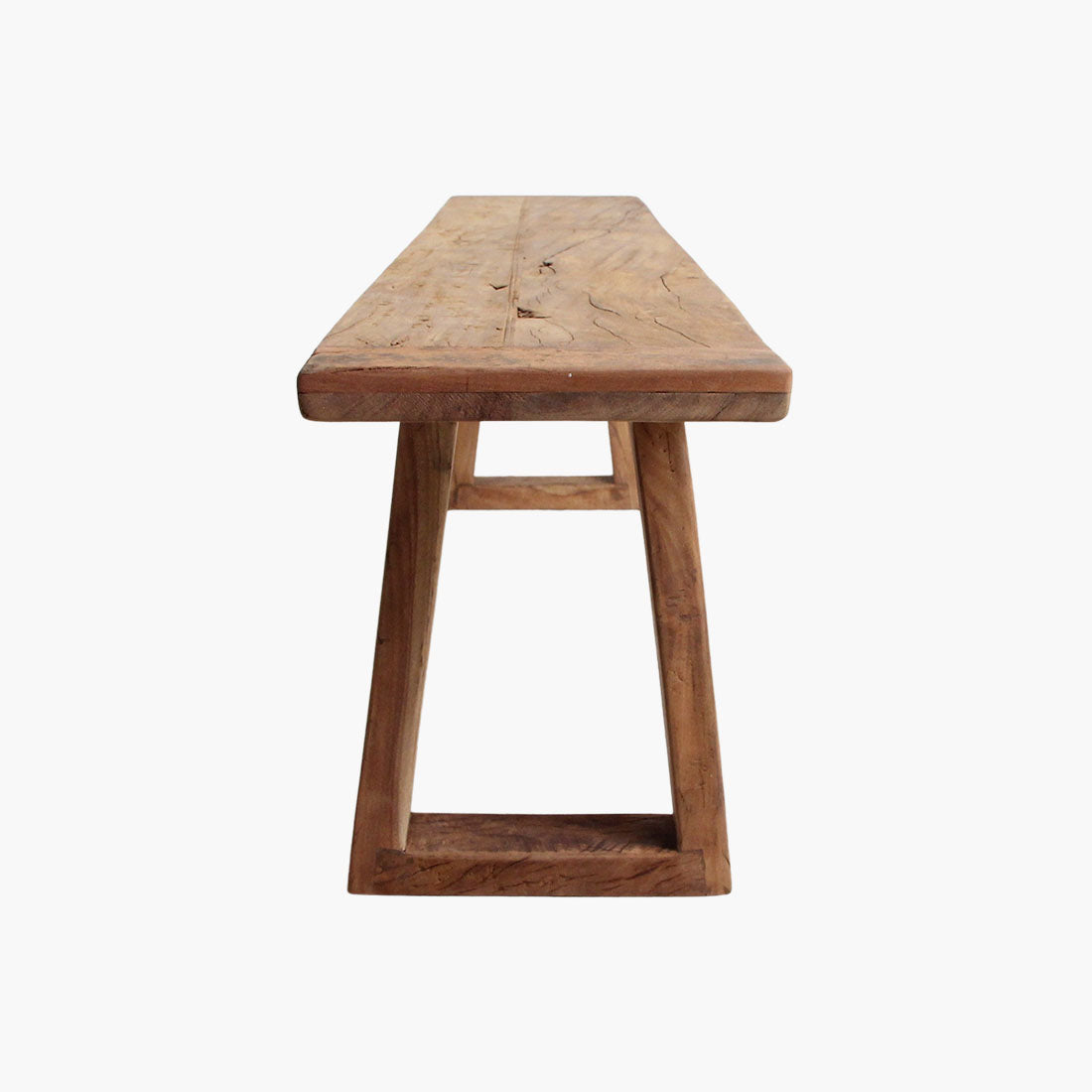 Teakhouten Eetkamerbank Farmwood 180cm Raw Materials