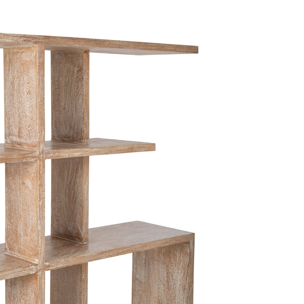 Boekenkast Mangohout Gebroken Wit J-Line