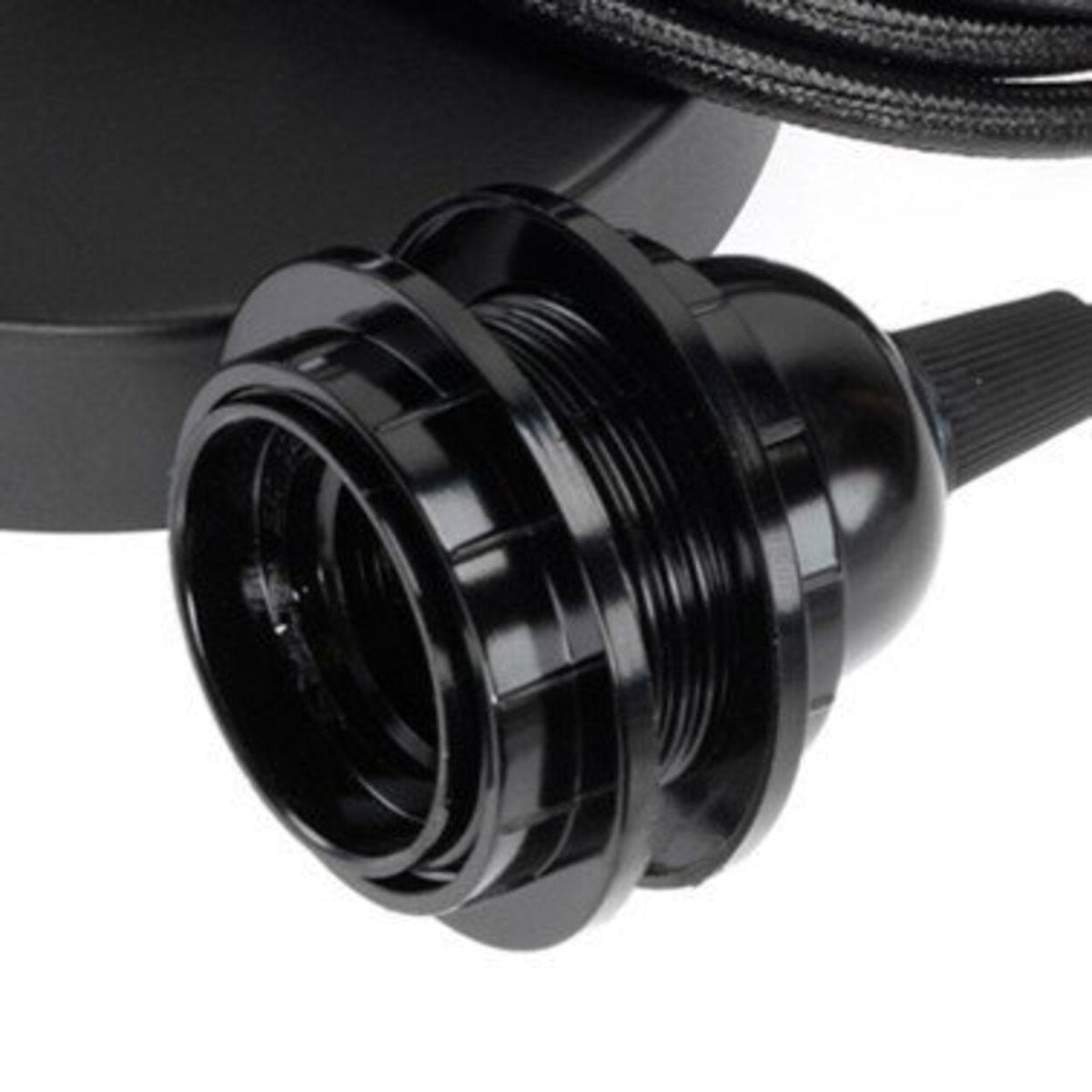 Plafondarmatuur met 1 fitting Zwart Bazar Bizar