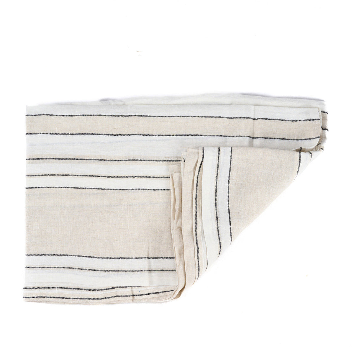 Het Provence Tafelkleed - Naturel Zwart Wit - 150x300 Bazar Bizar