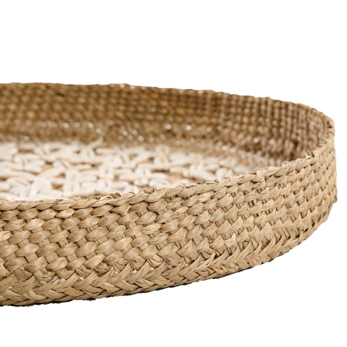 Het Costa Shell Bord - Natuurwit - M Bazar Bizar