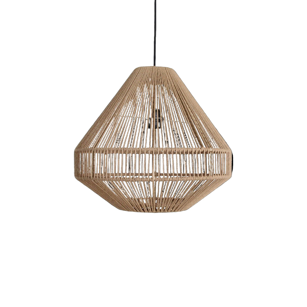 Linea Hanglamp Diamond Naturel Ø44x42cm Raw Materials