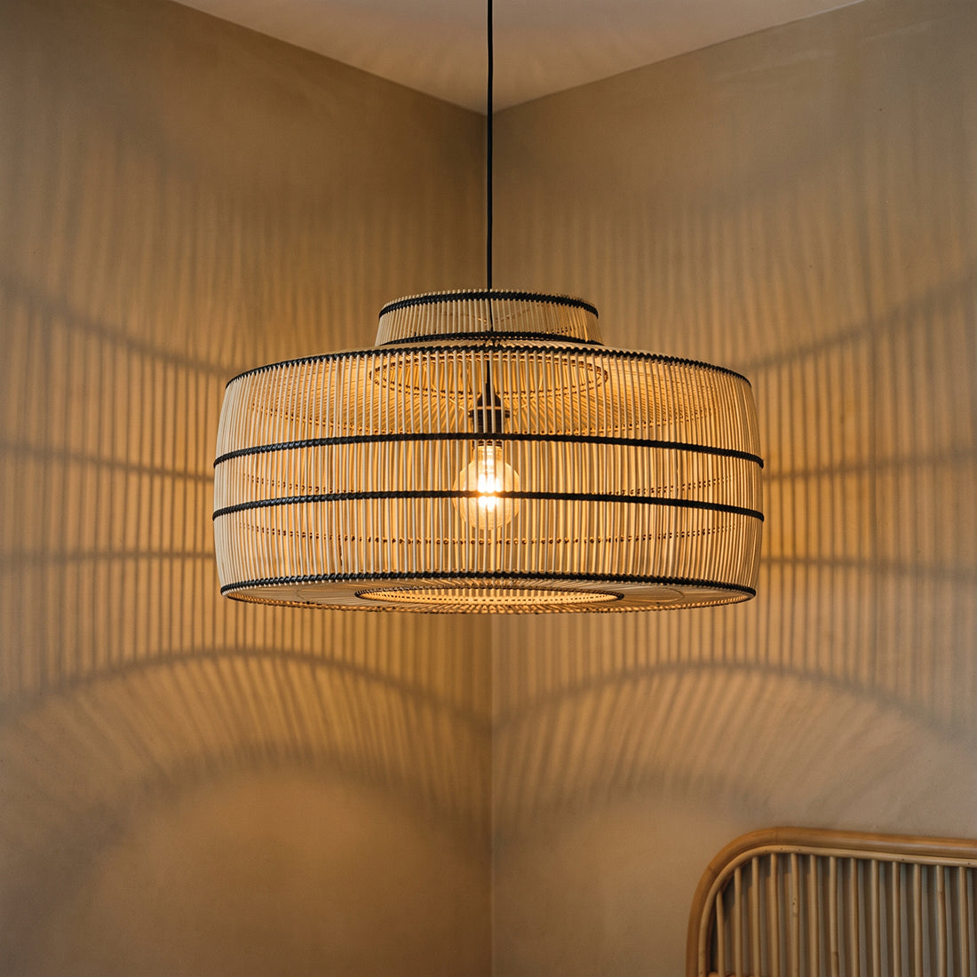 Stella Rotan Hanglamp Raw Materials