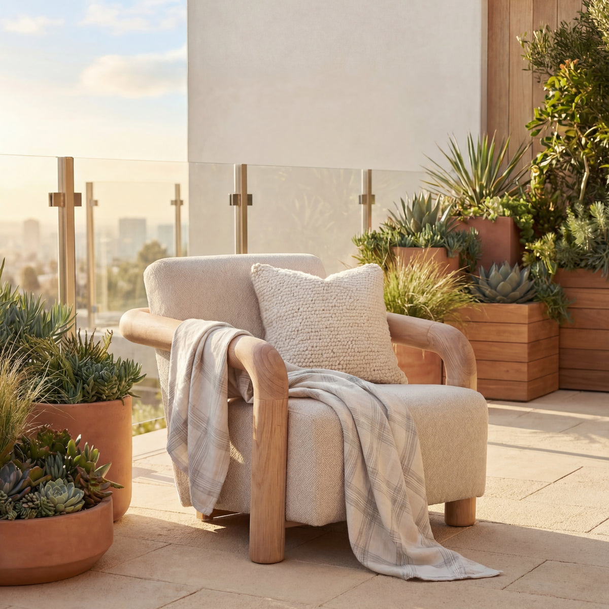 MUST Living Fauteuil In & Outdoor Blush