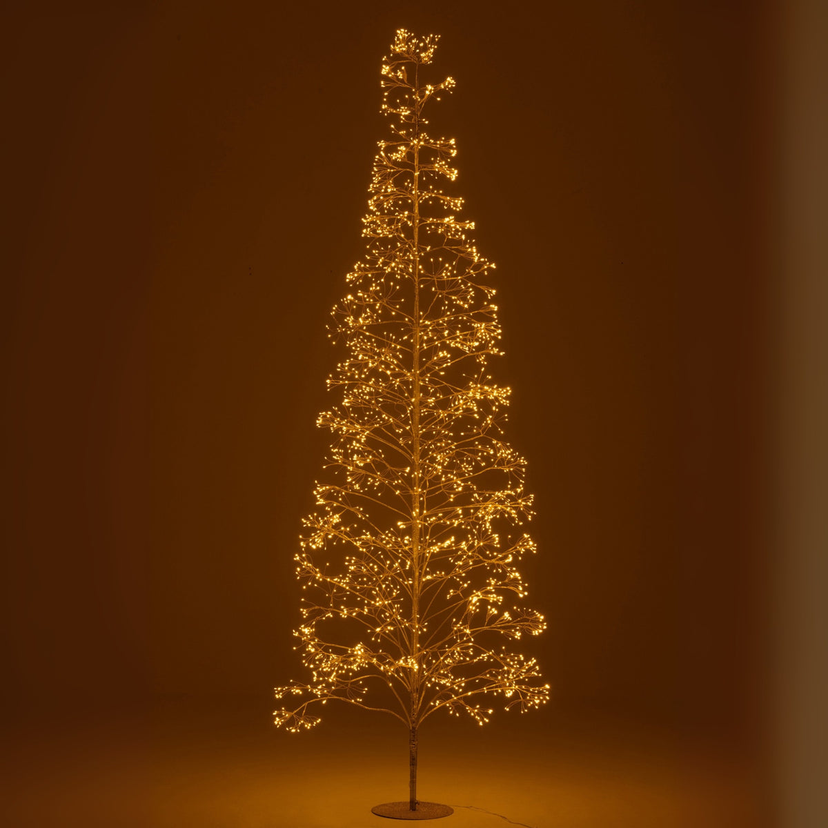 Kerstboom 3000 Led Metaal Goudkleurig Large H300cm J-Line