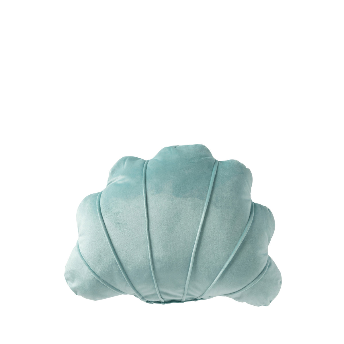 Kussen Schelp Polyester Turquoise J-Line