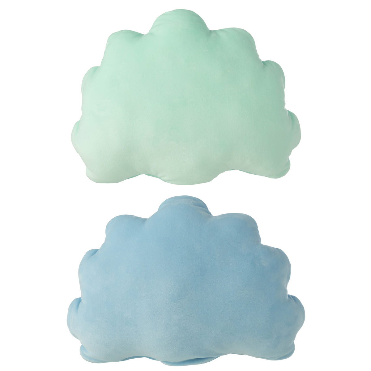 Kussen Voor Kinderen Polyester Lichtblauw/Muntgroen Assortiment Van 2 J-Line