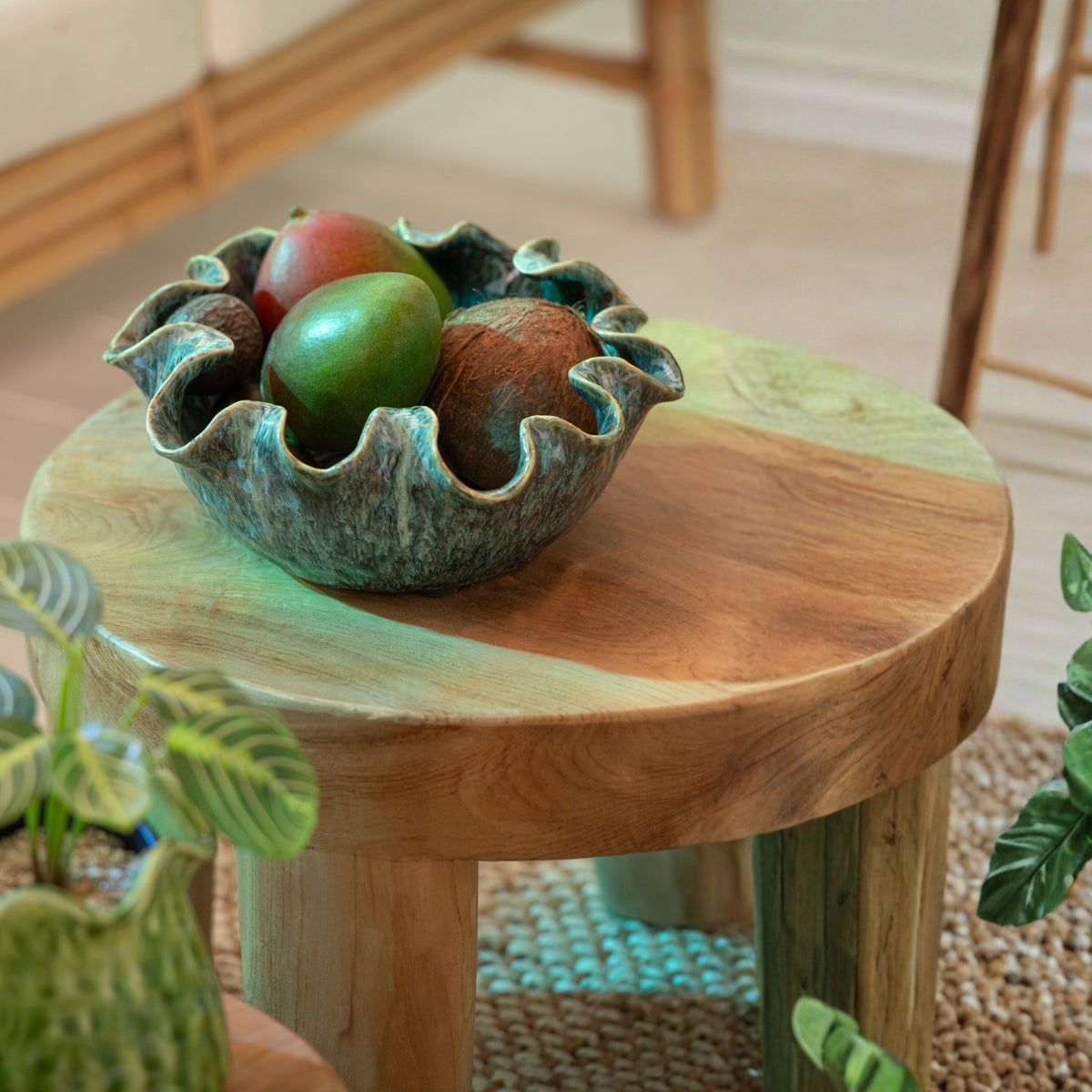 Decoratief Plateau Ronny Onregelmatig Klei Blauw J-Line