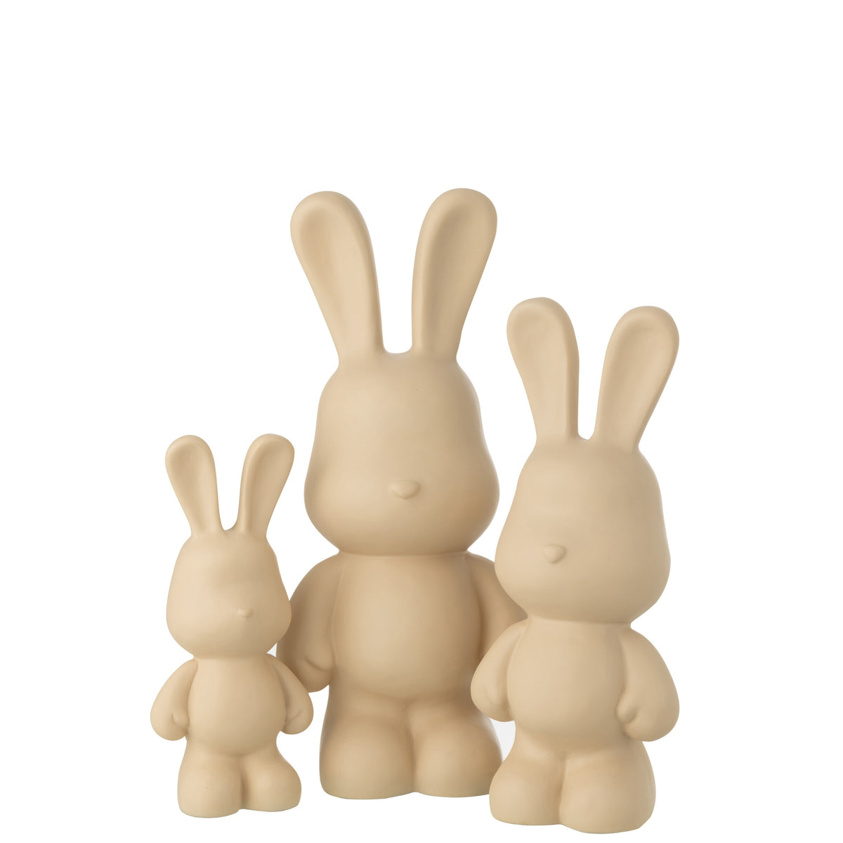 Konijn Fred Polyresin Beige Large J-Line