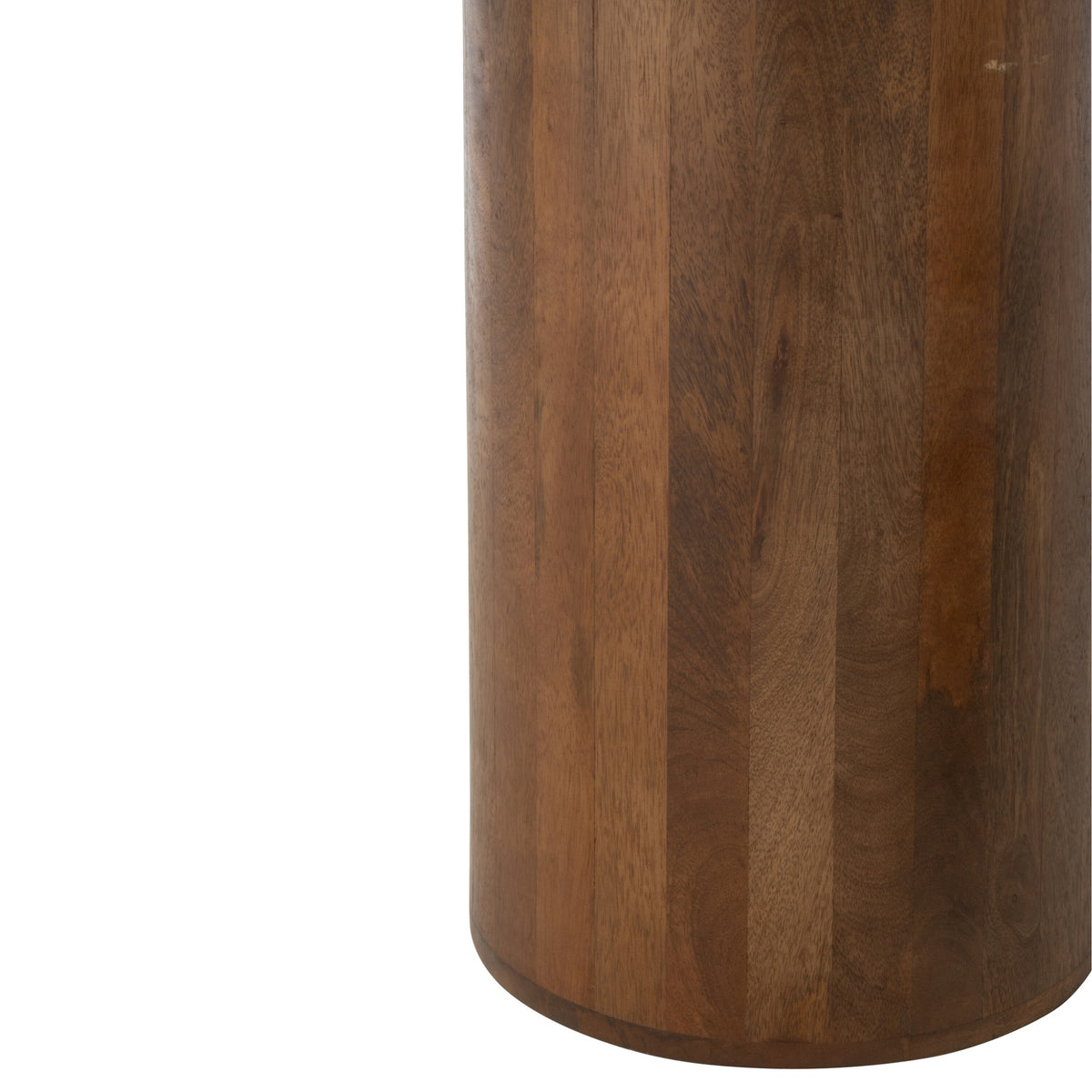 Bijzettafel Rond Marmer Terracotta/Donkerbruin set van 2 J-Line