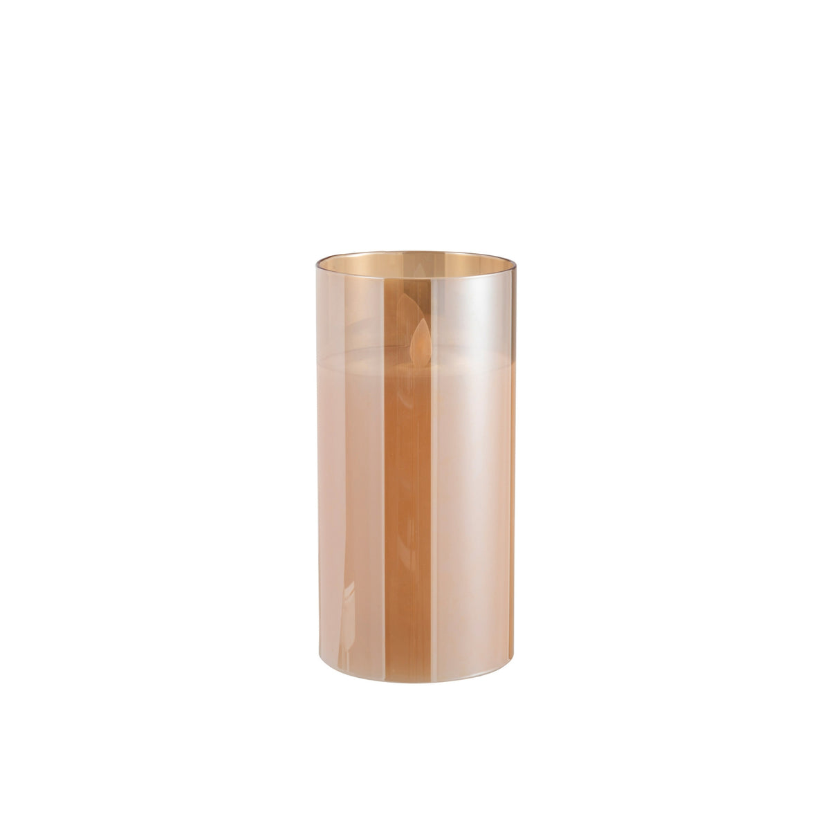 Ledlamp Blinkend Glas Goud Medium