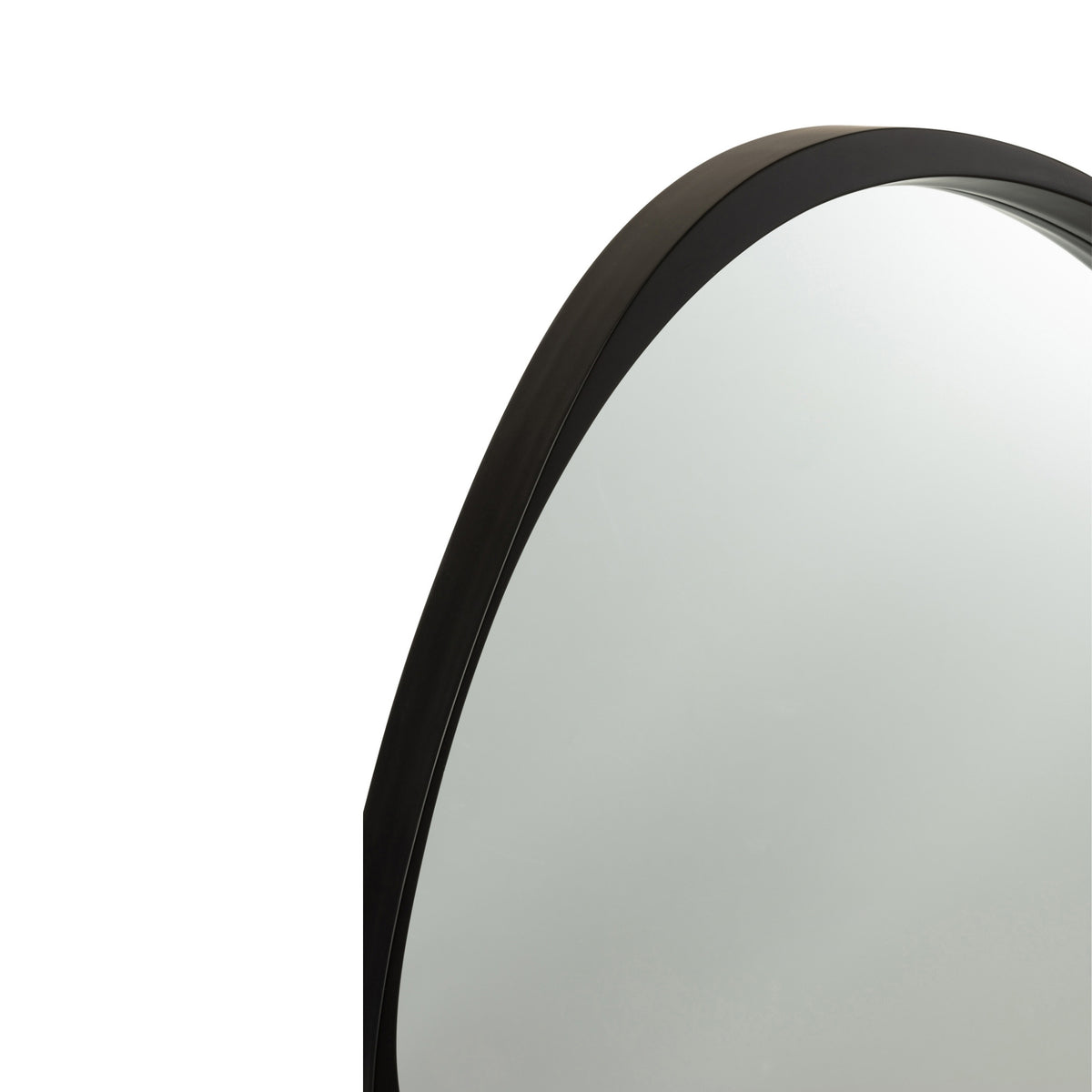 Spiegel Giles Mdf/Glas Zwart Small Ø 71 cm