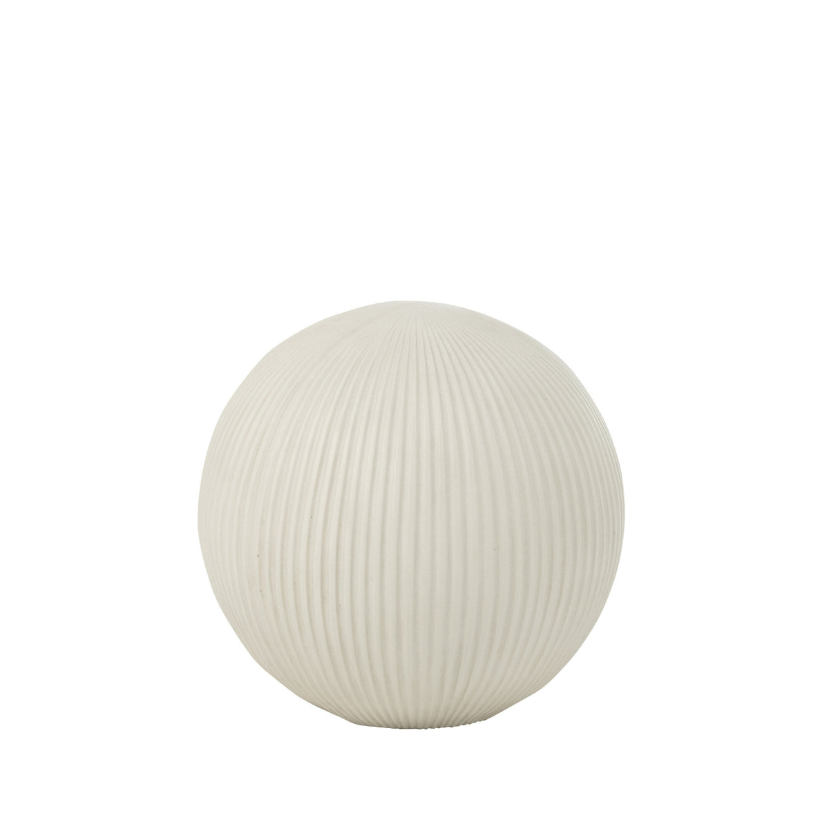 Bal Deco Klei Wit Medium 31.5x31.5x29.5cm J-Line