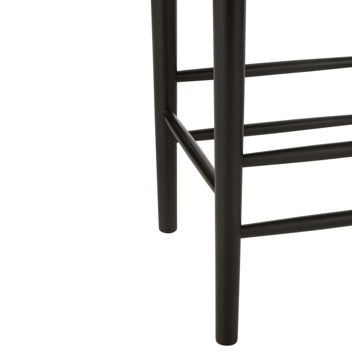 Barstoel Oriental Beukenhout/Touw Zwart J-Line