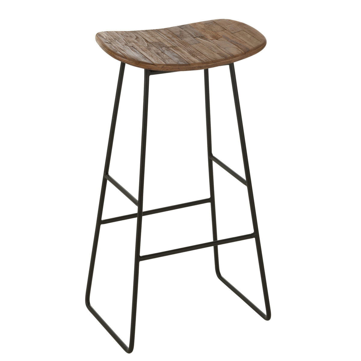 Stoel Rechthoekig Gerecycleerd Teak Naturel Large J-Line