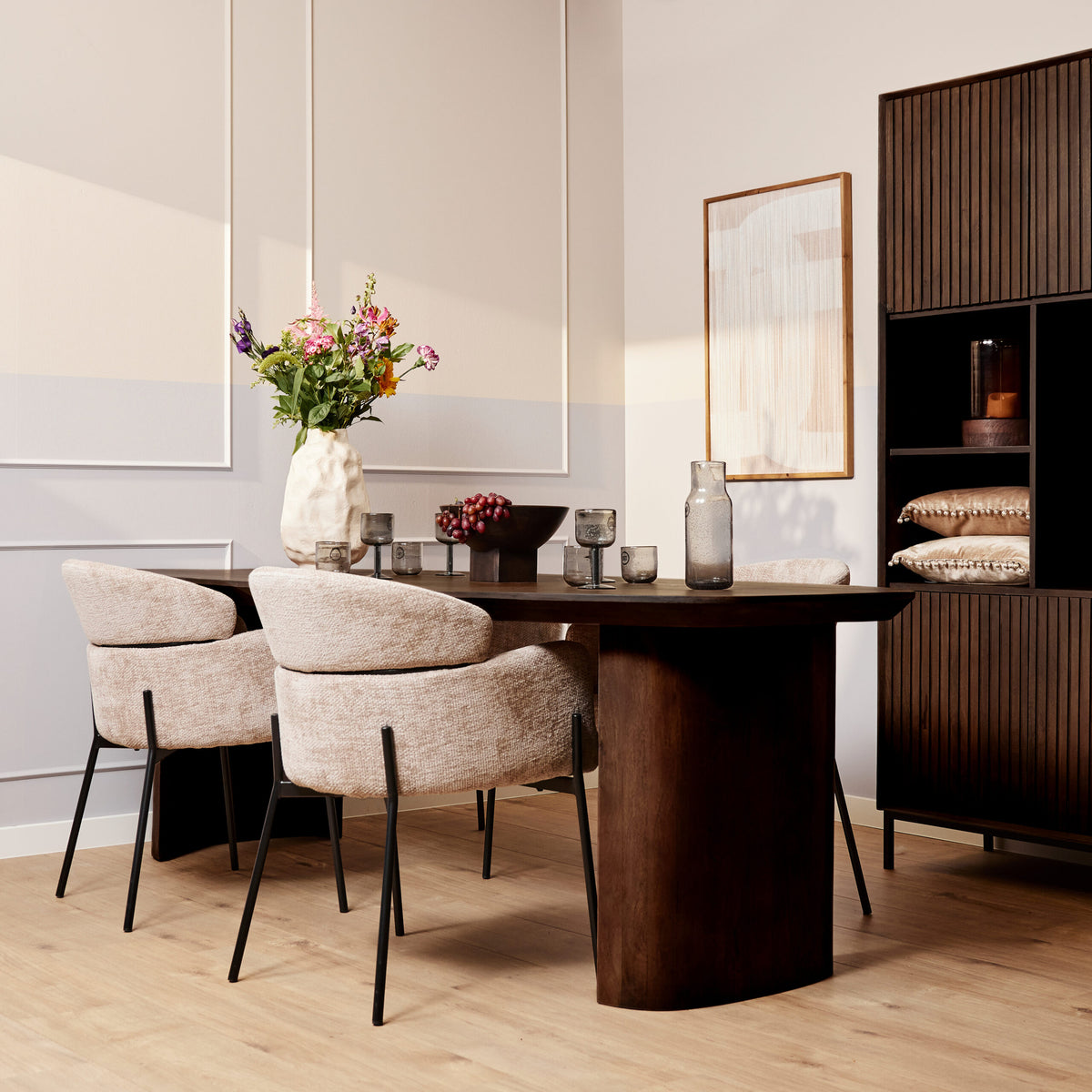 Eettafel Maré Mangohout Bruin 200cm Starfurn