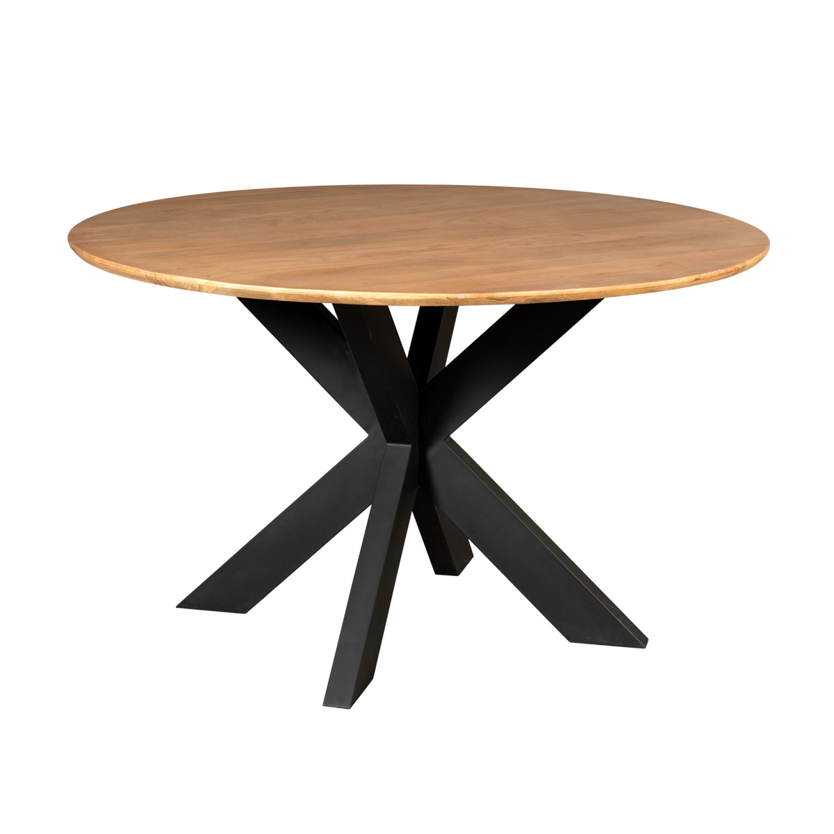 Eettafel Madison Mangohout Naturel Rond 130cm Starfurn