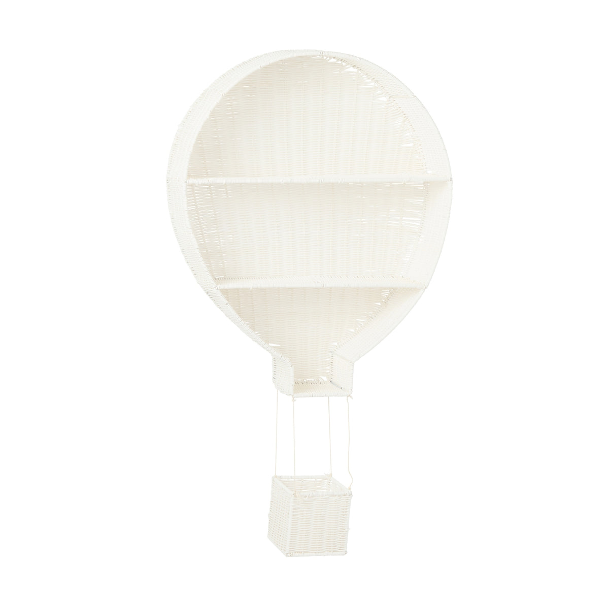Wandrek Luchtballon Kunststof Wit J-Line