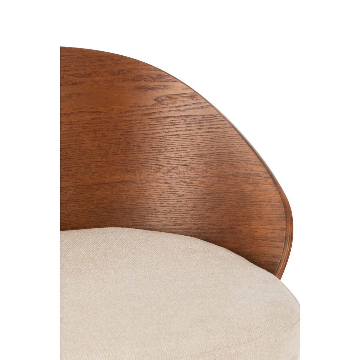 Barstoel Lone Multiplex/Metaal Bruin/Beige J-Line