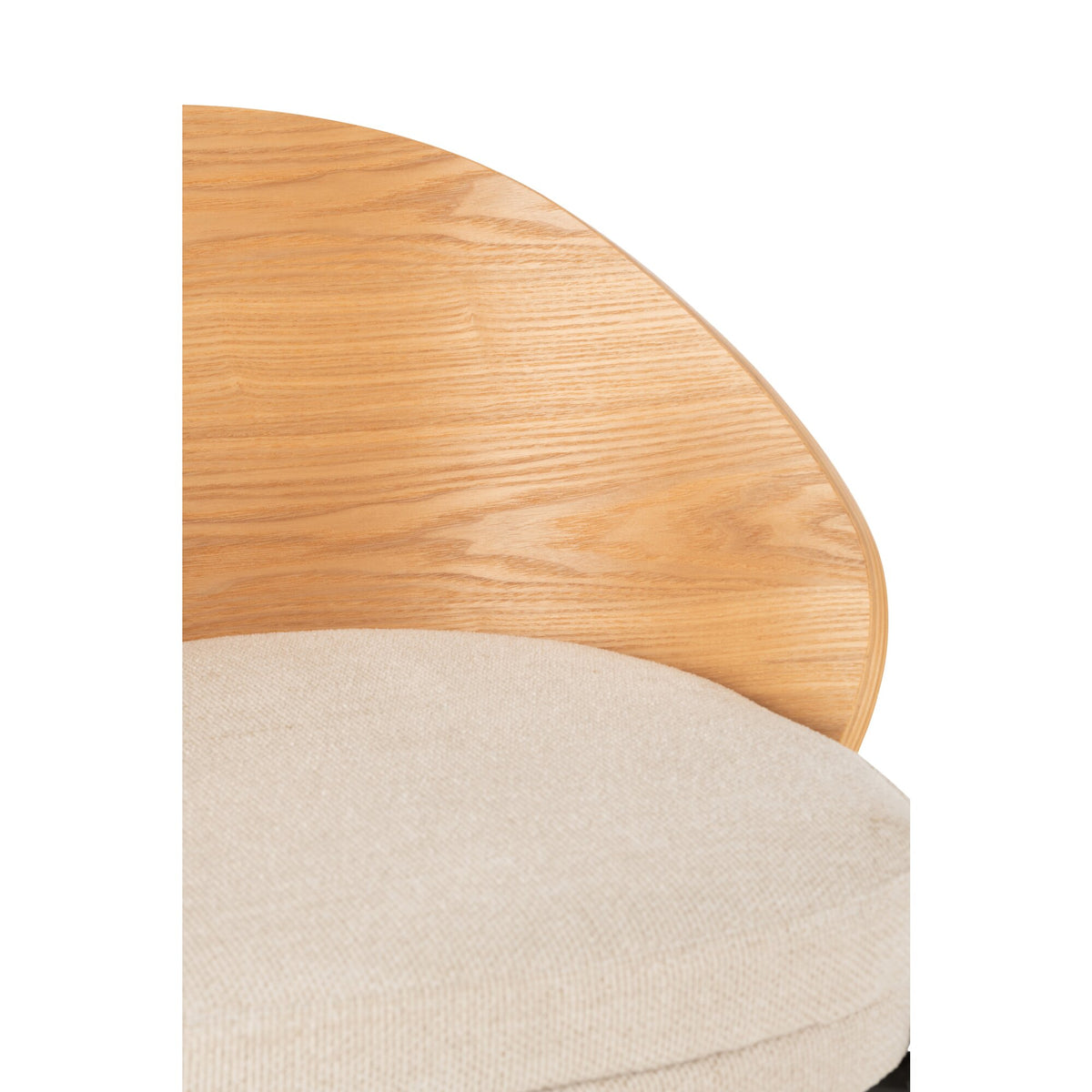 Barstoel Lone Multiplex/Metaal Naturel/Beige J-Line