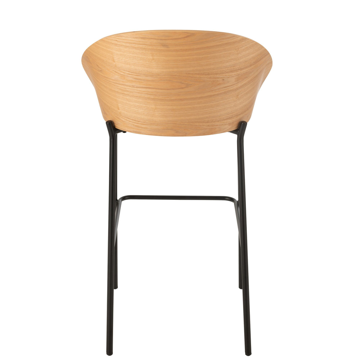 Barstoel Lone Multiplex/Metaal Naturel/Beige J-Line