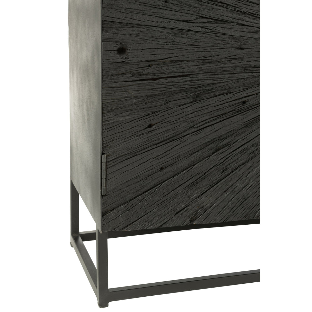 Buffetkast Shanil Hout/Ijzer Zwart J-Line