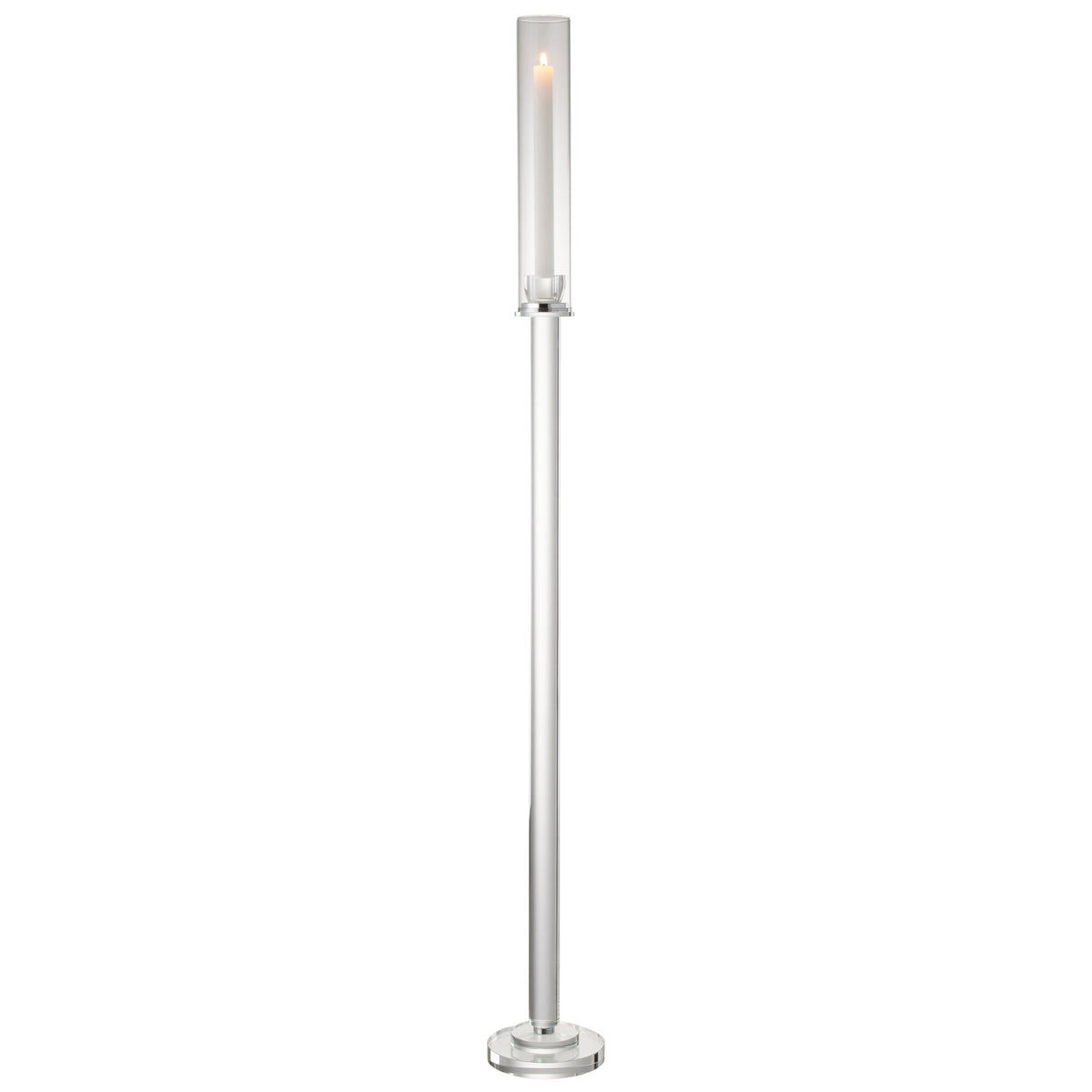Kaarshouder Moira Glas Transparant Large Dia14xH120cm J-Line