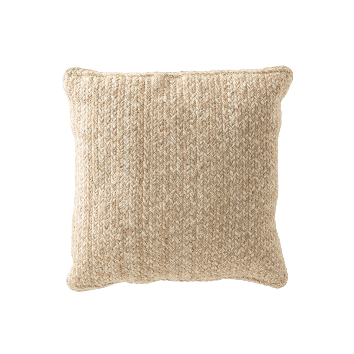 Kussen Miami Outdoor Polyester Naturel/Wit J-Line