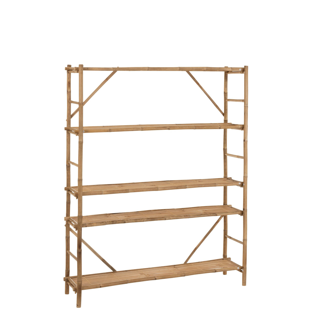 Rek 5 Planken Bamboe Naturel J-Line
