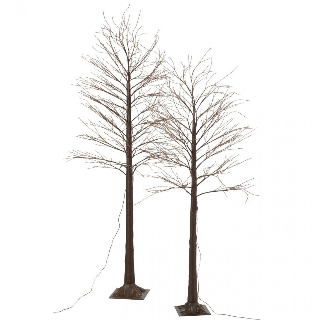 Kerstboom 3000 Led Plastiek Bruin Large H210cm J-Line