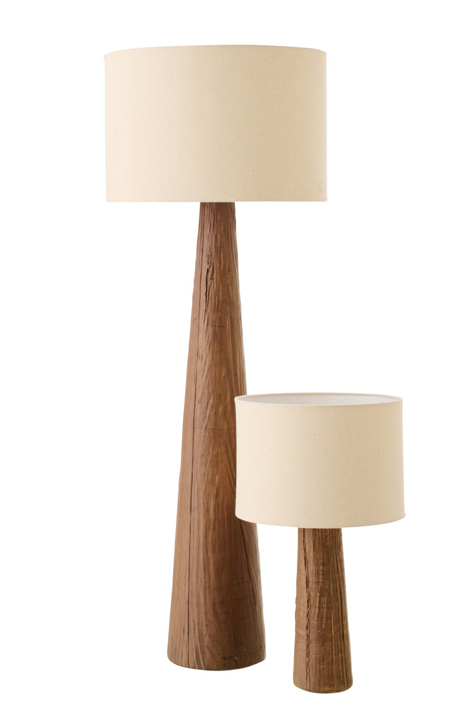 Vloerlamp Melina Keramiek Donkerbruin Large J-Line