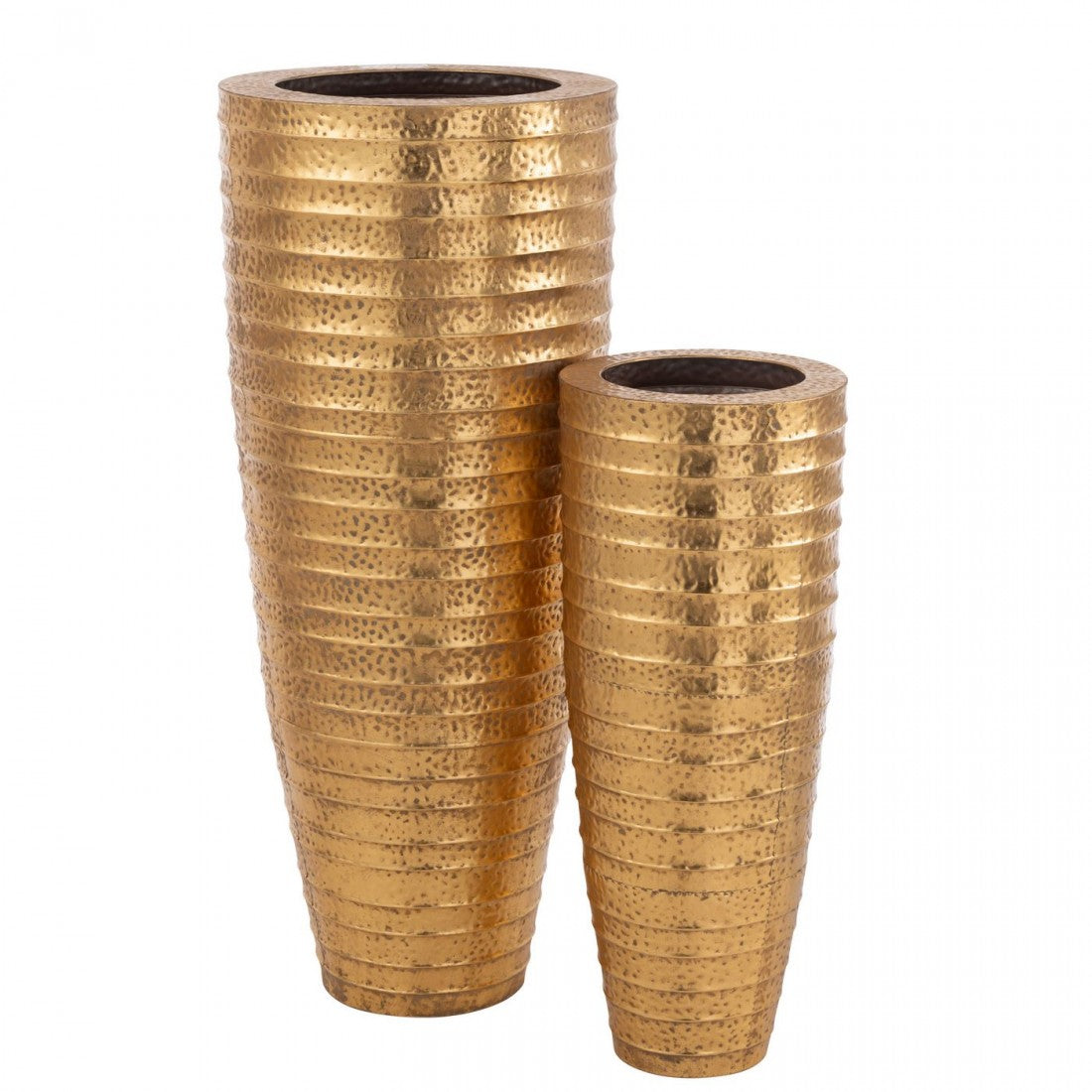 Set van 2 Vazen Metaal Egypte Metaal Goud J-Line