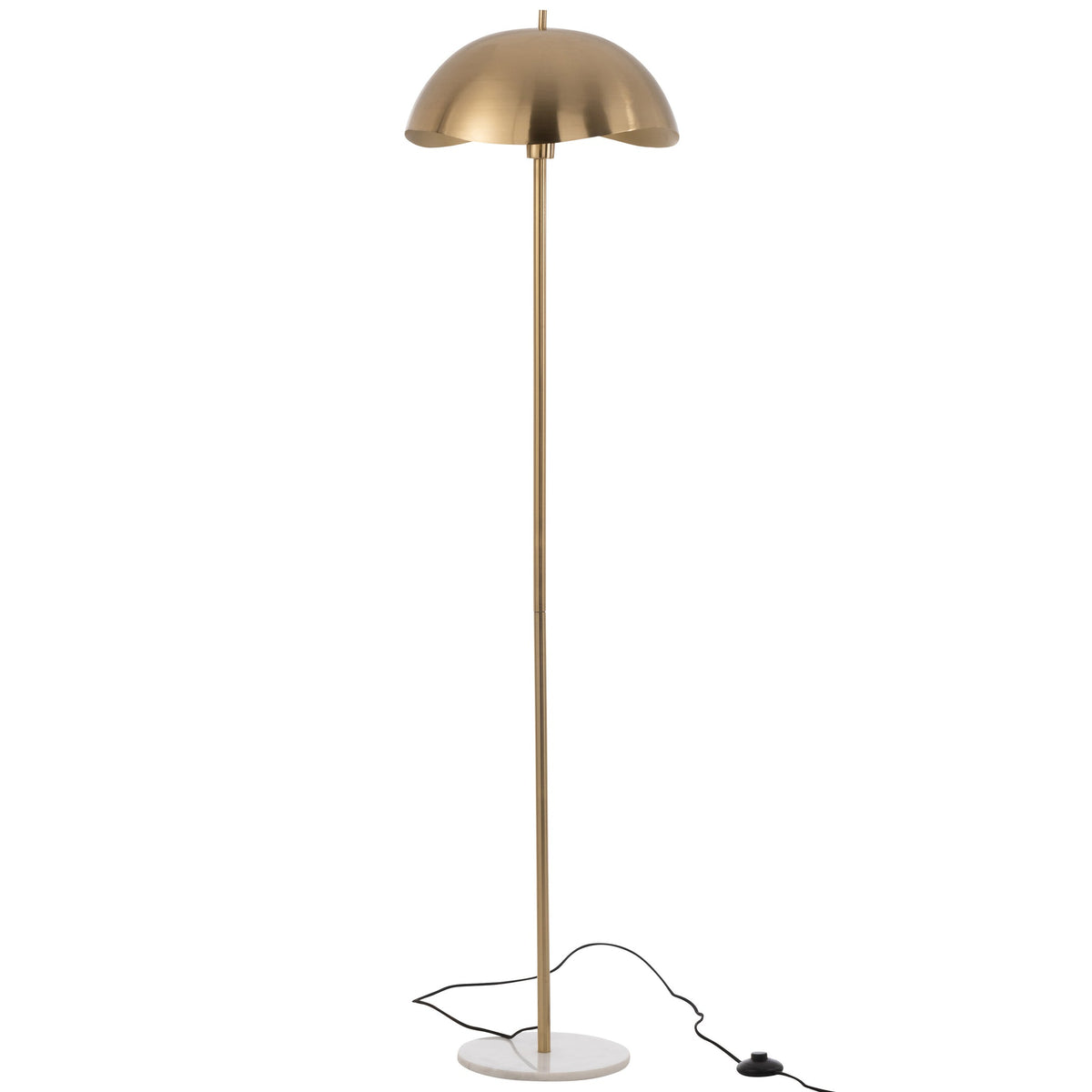 Staanlamp Metaal/Marmer Goud J-Line